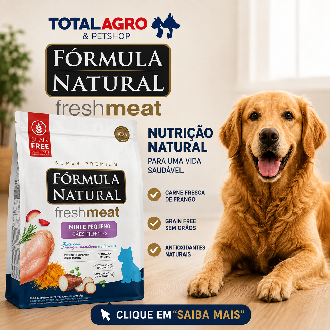 Fórmula Natural Freshmeat Filhotes
